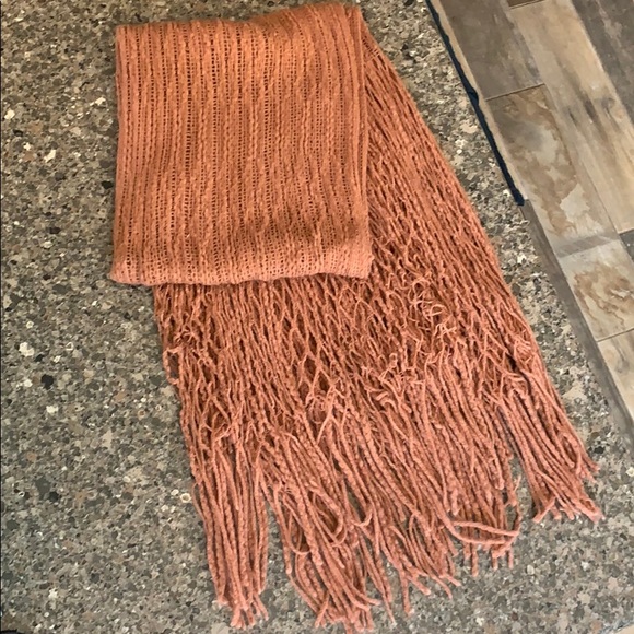 Dusty Rose Knit Scarf - Picture 5 of 5